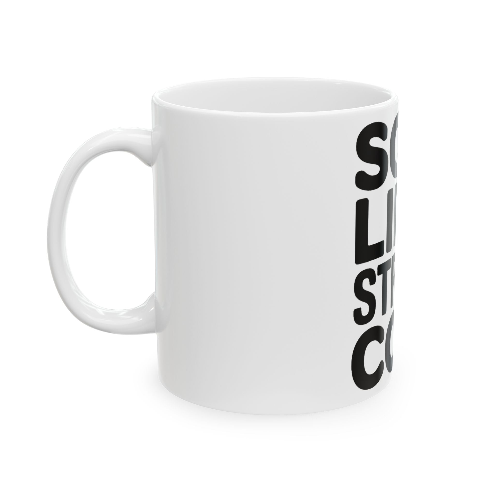 Soft Life Strong Core Coffee Mug Pilates Princess Aesthetic Gift