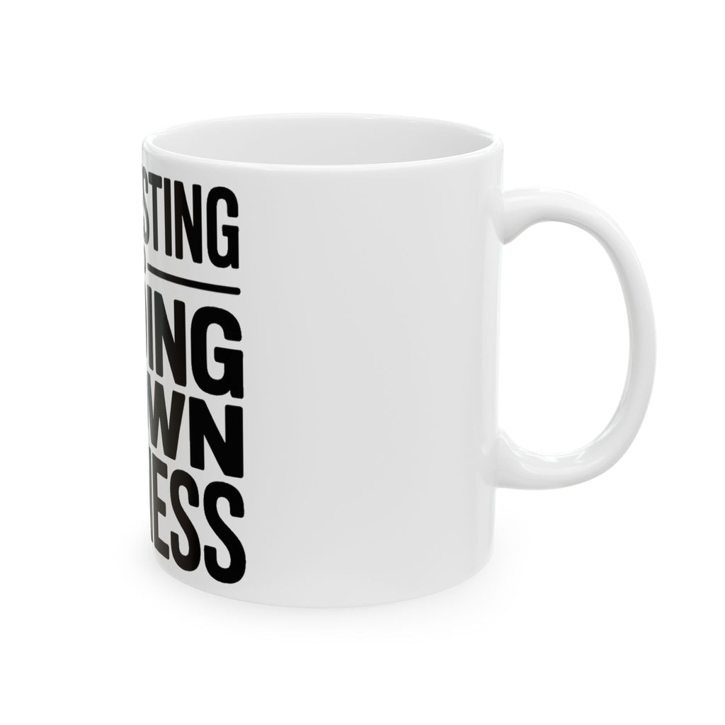 Manifesting Coffee Mug Minding My Own Business Wellness Gift Tee