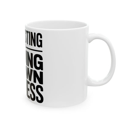 Manifesting Coffee Mug Minding My Own Business Wellness Gift Tee