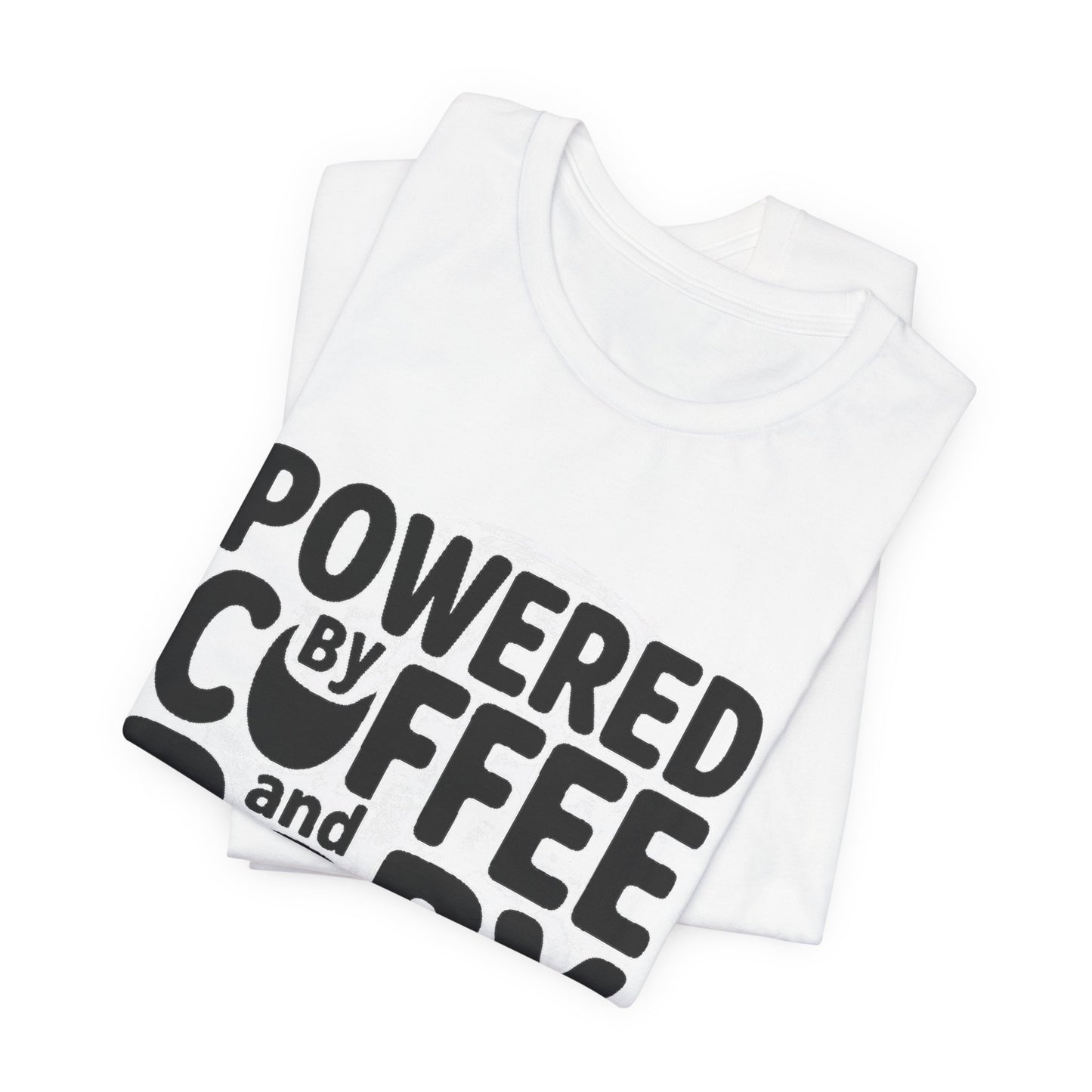 Powered By Coffee And Baby Giggles Shirt Funny New Mom Gift