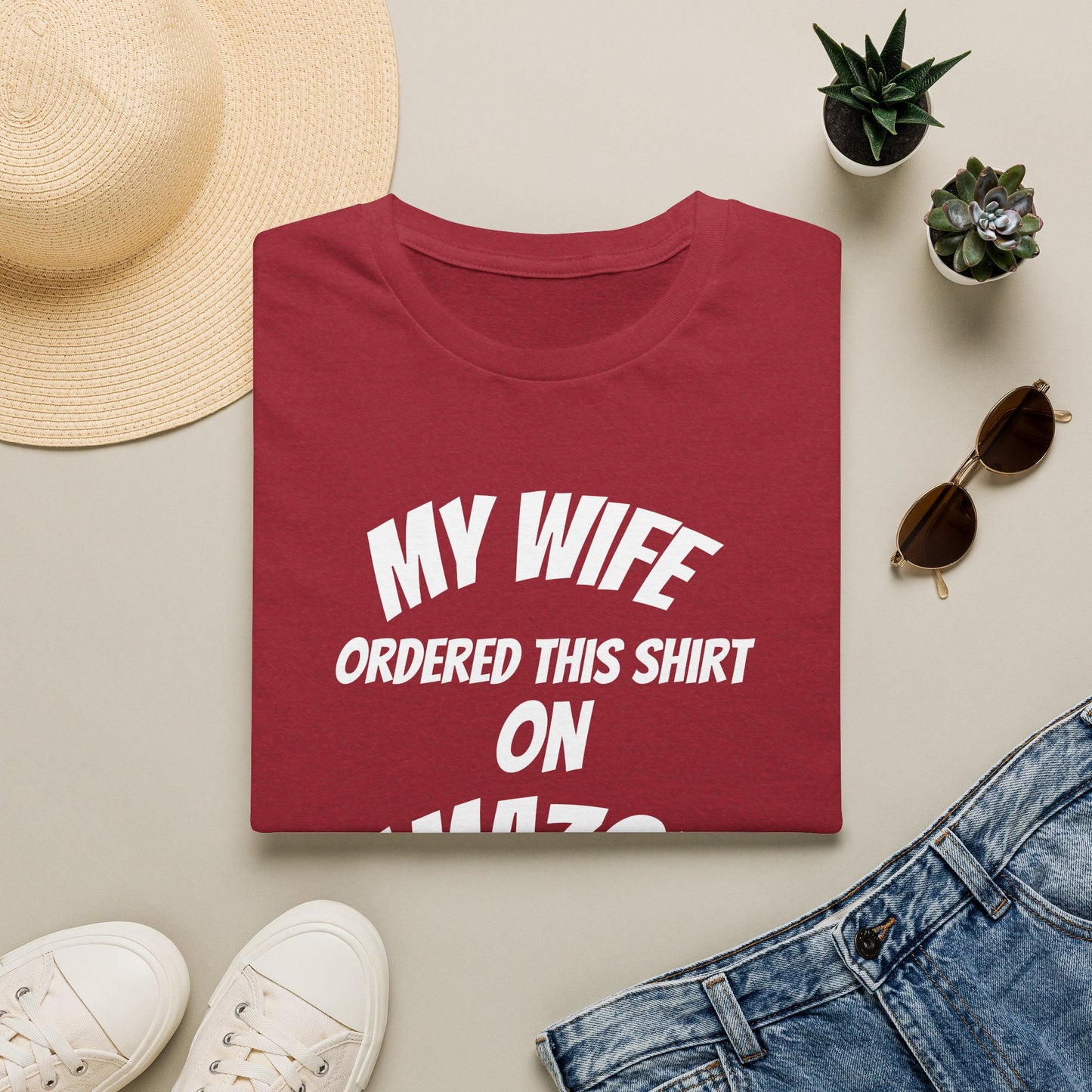 My Wife Ordered This Shirt on Amazon T‑Shirt — Funny Husband Gift