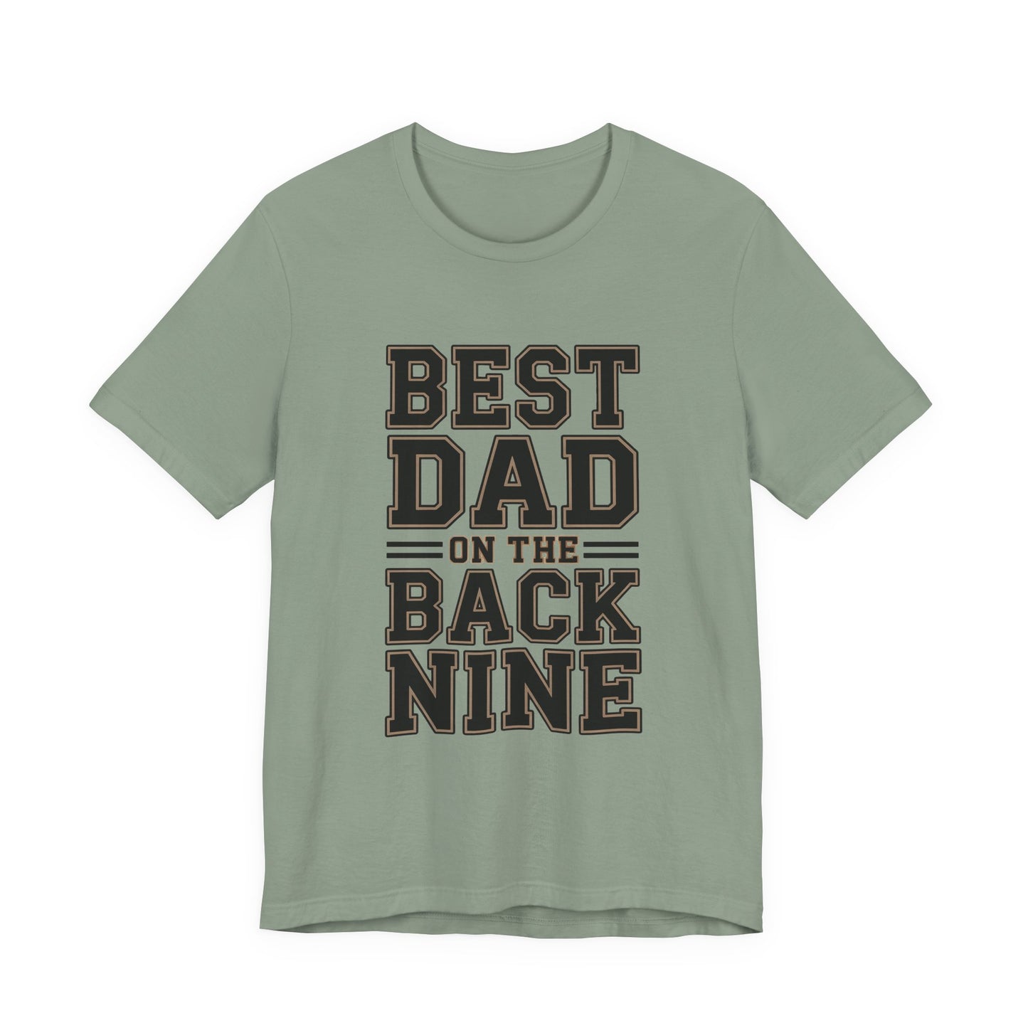 Funny Golf Shirt Best Dad On The Back Nine - Father's Day Gift