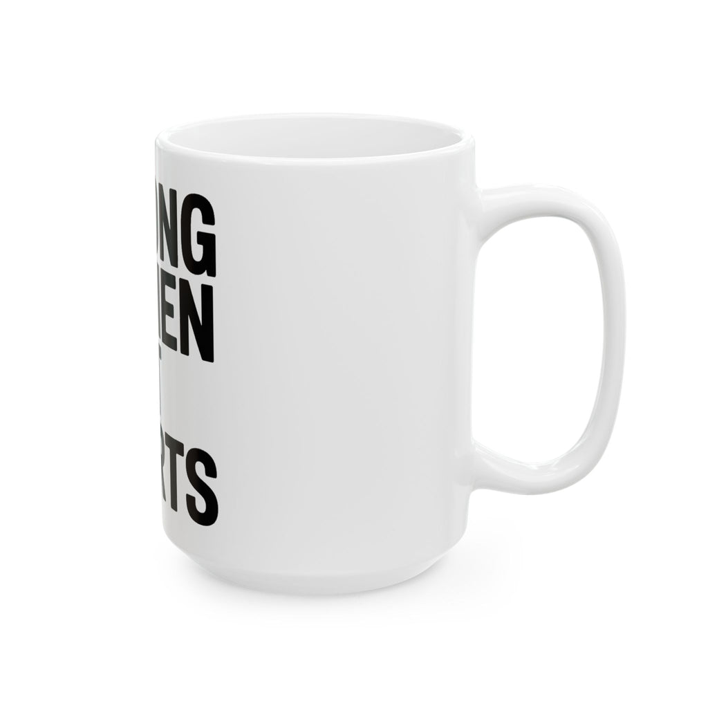 Strong Women Soft Hearts Coffee Mug - Empowerment Gift for Her Gym Lover