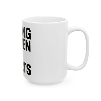 Strong Women Soft Hearts Coffee Mug - Empowerment Gift for Her Gym Lover