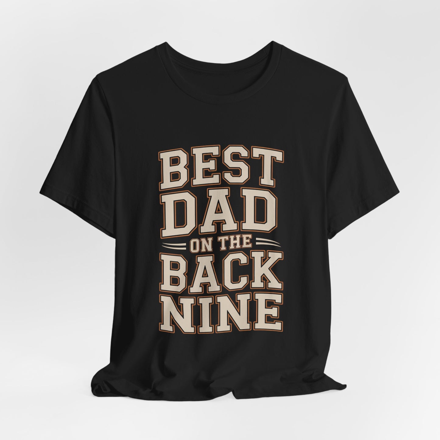 Funny Golf Shirt Best Dad On The Back Nine - Father's Day Gift