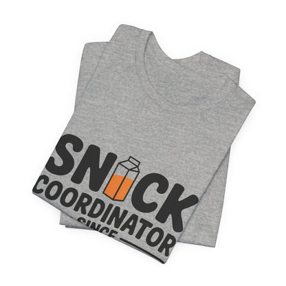 Snack Coordinator Since 2012 Shirt - Football Parent Gift