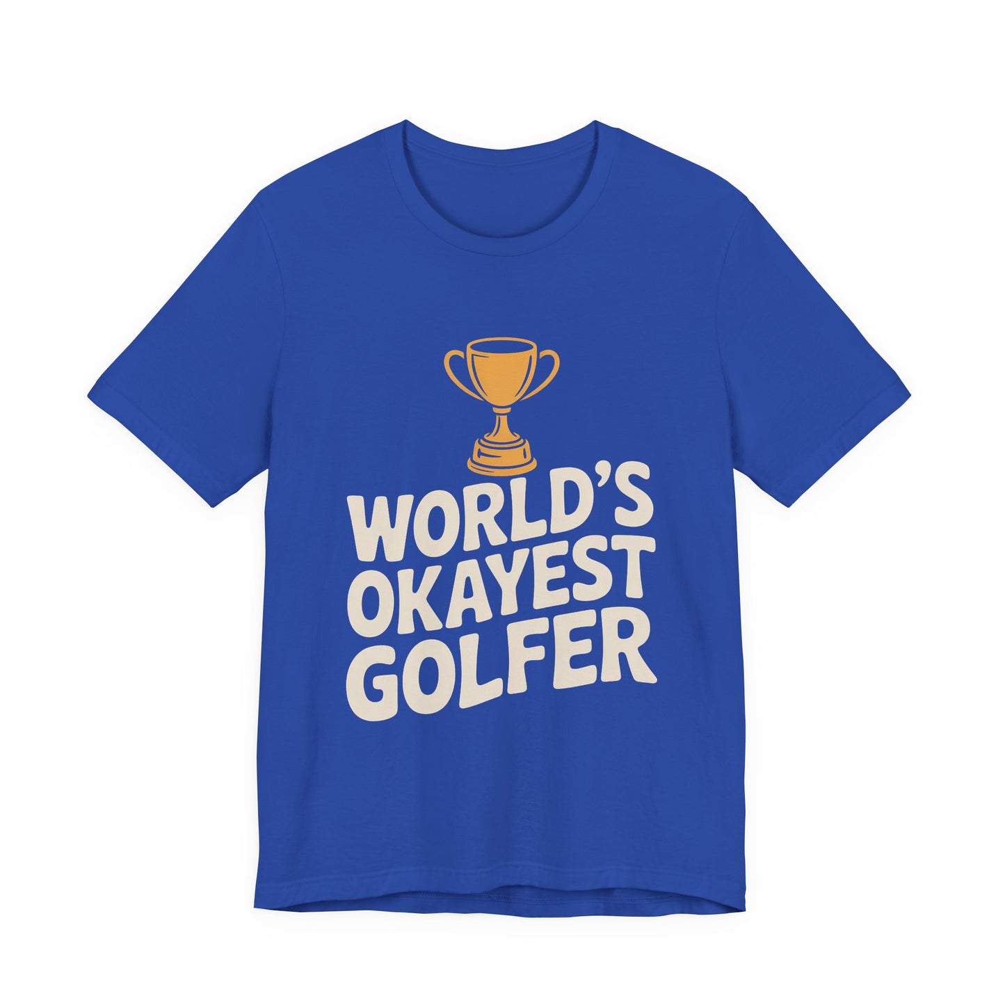 World's Okayest Golfer Shirt - Funny Golf Birthday Gift