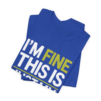 Resting Face Shirt - I'm Fine This Is Just My Face - Sarcastic Gift