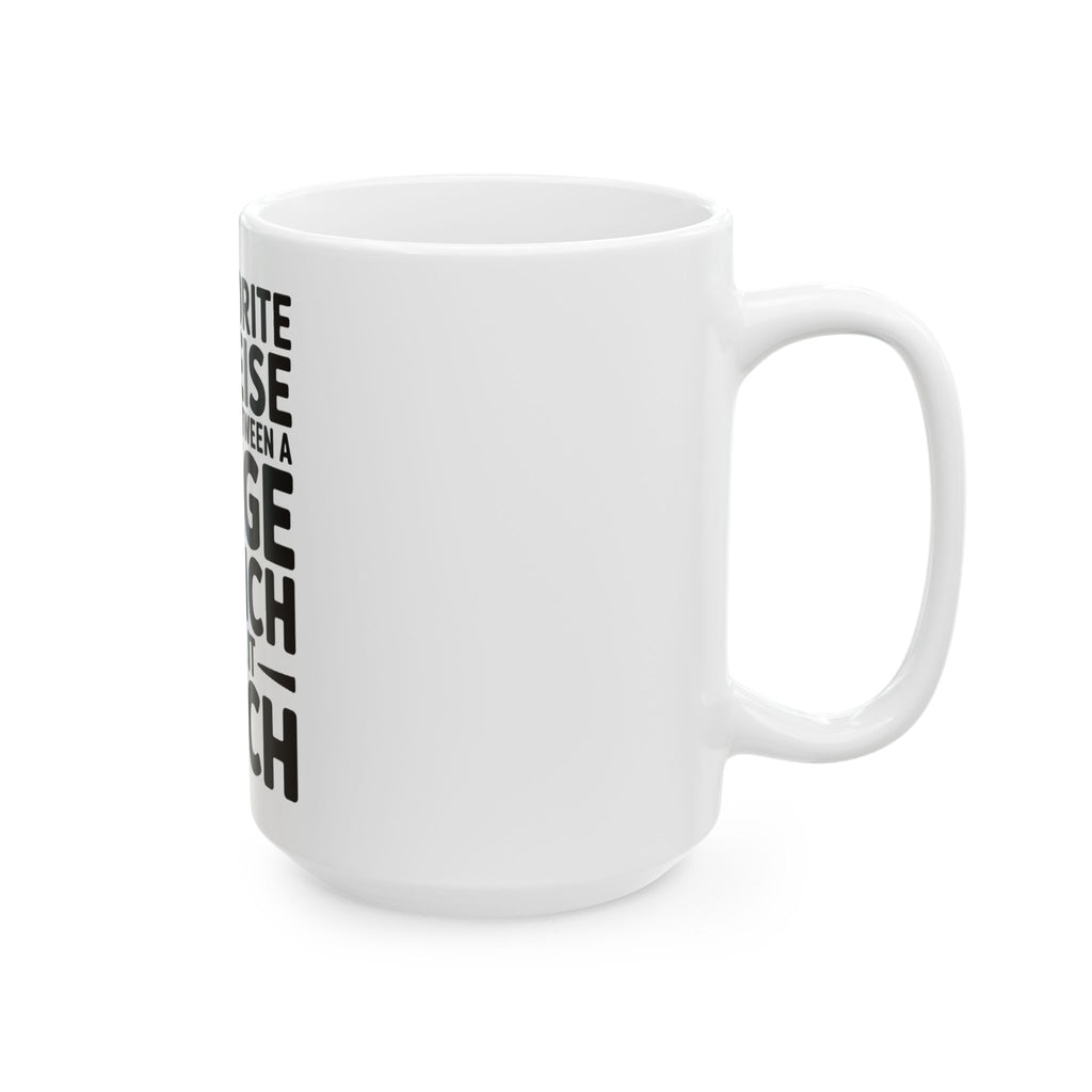 Funny Workout Coffee Mug My Favorite Exercise is Lunch Gift for Her