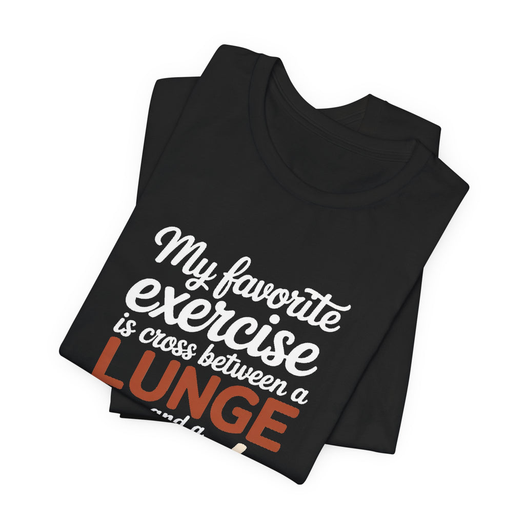 Funny Workout Shirt My Favorite Exercise is Lunch Gift for Her