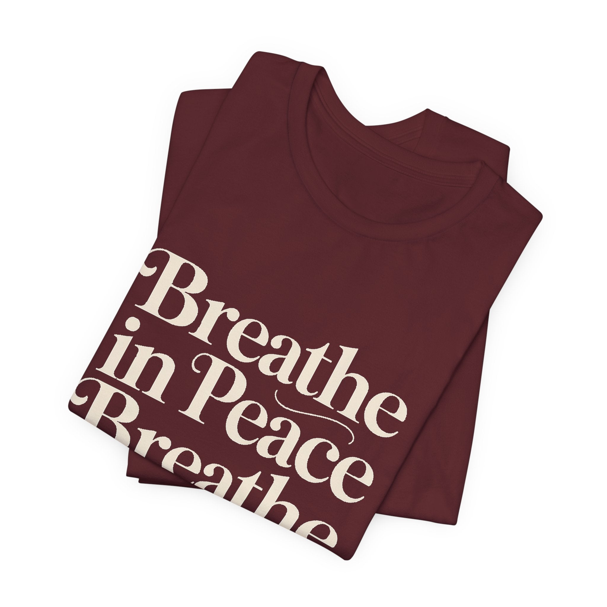 Breathe In Peace Breathe Out Bullshit Shirt Funny Yoga Gift