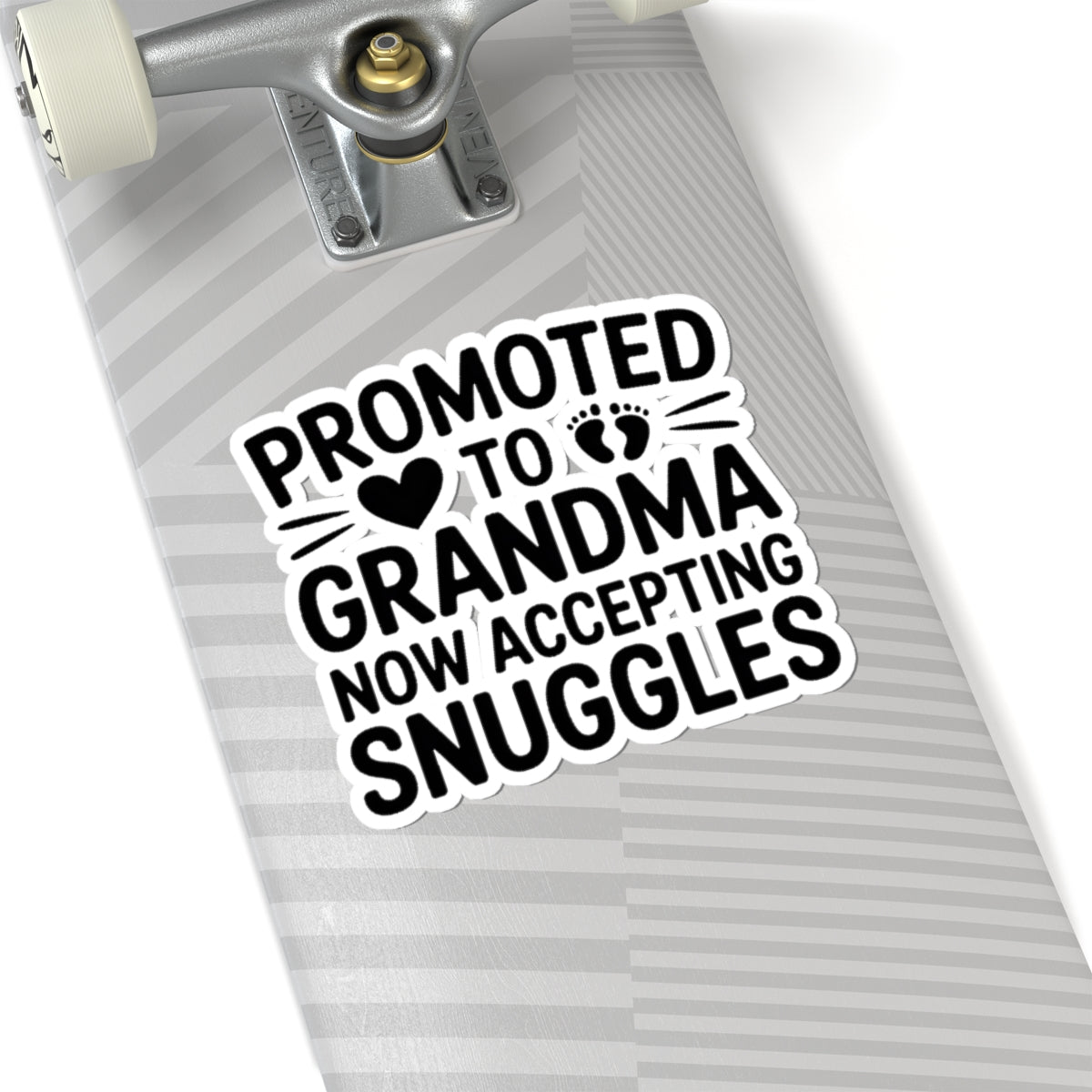 Promoted To Grandma Sticker | New Grandma Gift Pregnancy Reveal