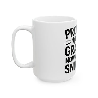 Promoted To Grandma Coffee Mug | New Grandma Gift Pregnancy Reveal