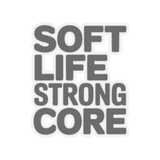 Soft Life Strong Core Sticker Pilates Princess Aesthetic Gift