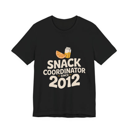 Snack Coordinator Since 2012 Shirt - Football Parent Gift