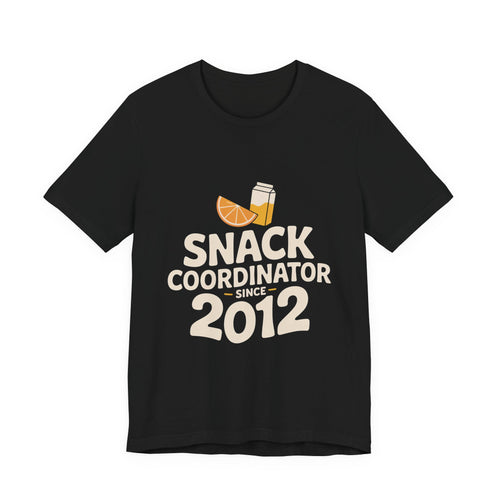 Snack Coordinator Since 2012 Shirt - Football Parent Gift