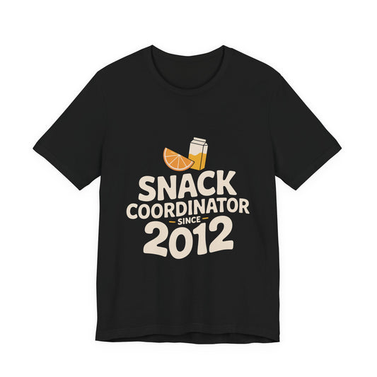 Snack Coordinator Since 2012 Shirt - Football Parent Gift