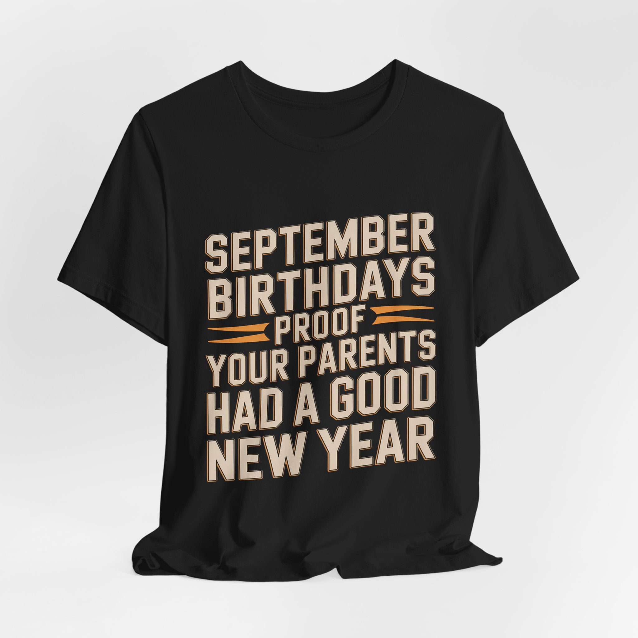 September Birthday Shirt Funny New Year Joke Gift for Adults