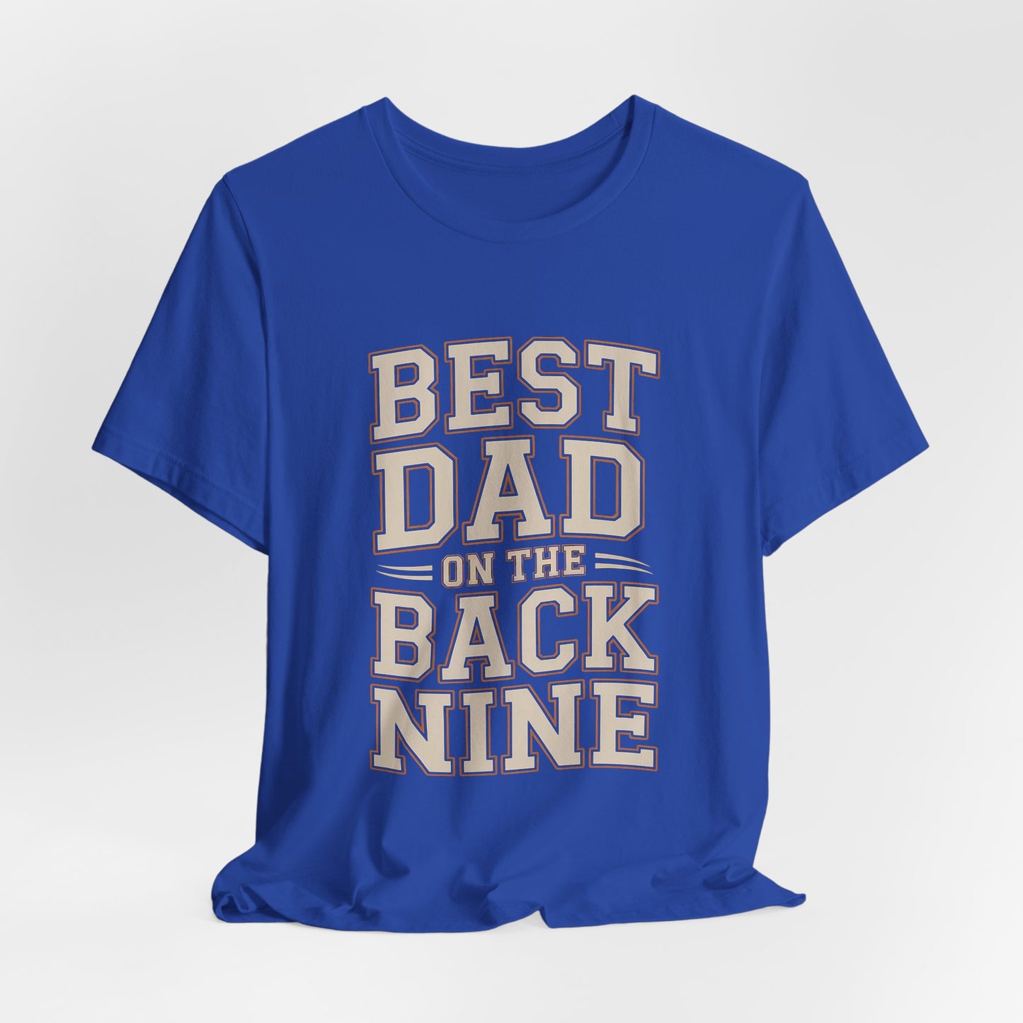 Funny Golf Shirt Best Dad On The Back Nine - Father's Day Gift