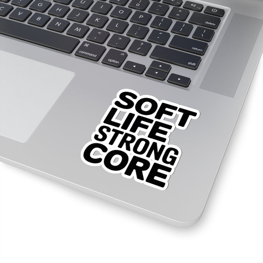 Soft Life Strong Core Sticker Pilates Princess Aesthetic Gift