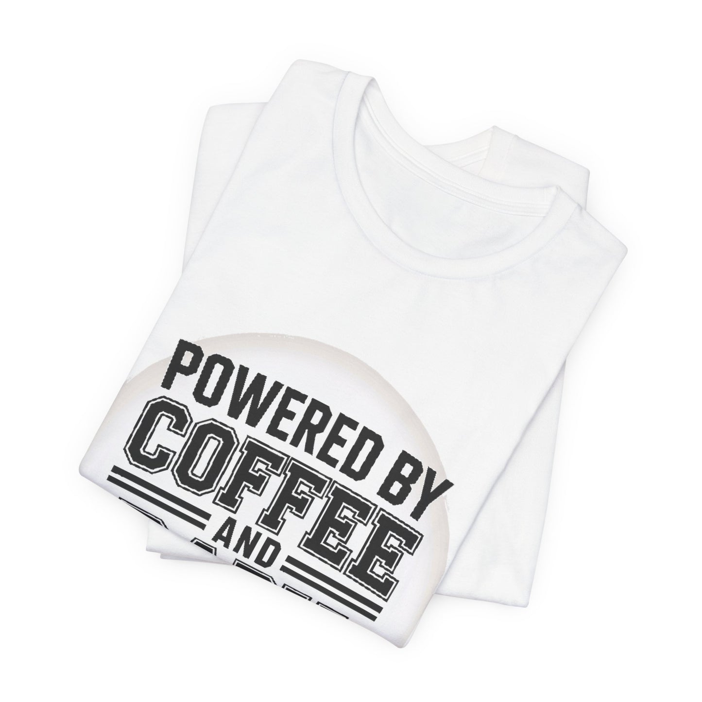 Powered By Coffee And Baby Giggles Retro Shirt New Mom Gift