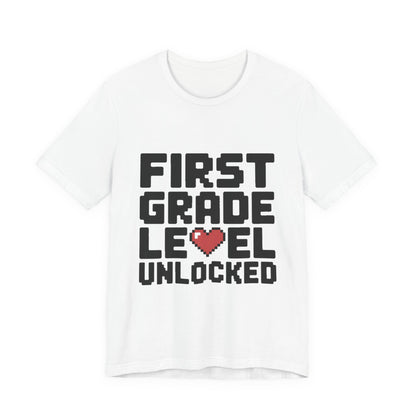 First Grade Level Unlocked Shirt - First Day of School Gift