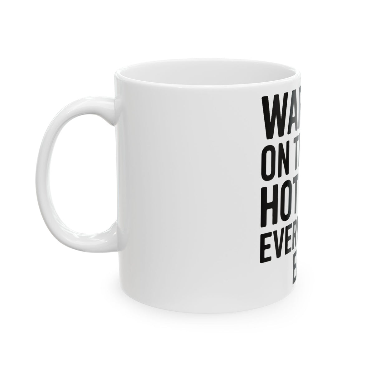 Funny Yoga Coffee Mug Warrior On The Mat Hot Mess Everywhere Else Gift