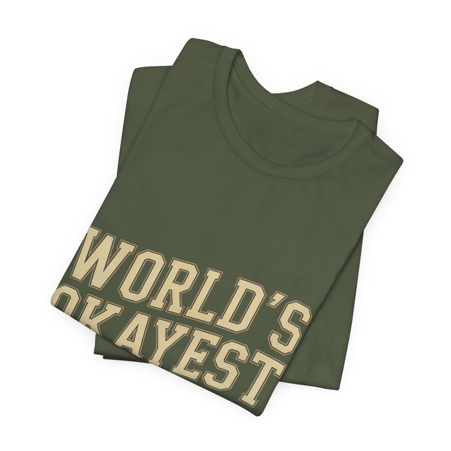 World's Okayest Golfer Shirt - Funny Golf Birthday Gift