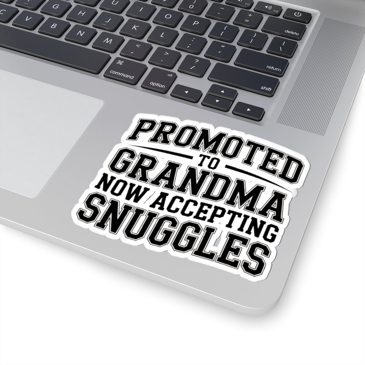 Promoted To Grandma Sticker - New Grandmother Gift Baby Announcement