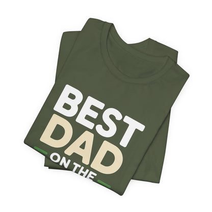 Funny Golf Shirt Best Dad On The Back Nine - Father's Day Gift