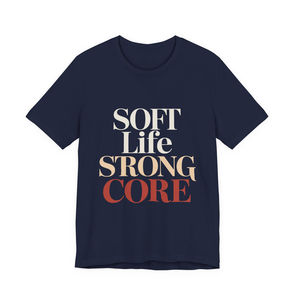 Soft Life Strong Core Shirt Pilates Lover Gift Clean Girl Aesthetic