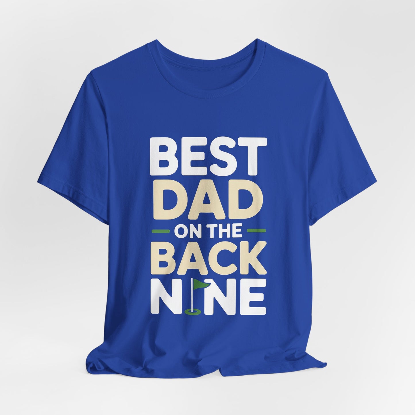 Funny Golf Shirt Best Dad On The Back Nine - Father's Day Gift