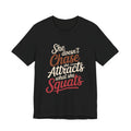 She Doesn't Chase She Attracts What She Squats Shirt Gym Gift