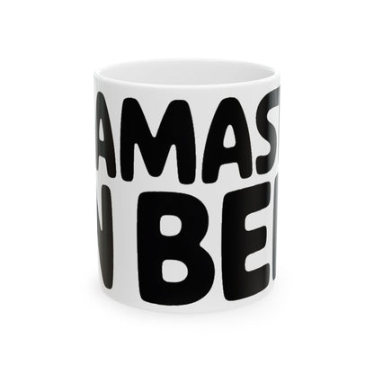 Namaste In Bed Coffee Mug Funny Yoga Lover Gift Sarcastic Yogi Tee
