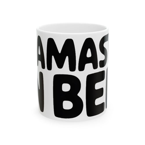 Namaste In Bed Coffee Mug Funny Yoga Lover Gift Sarcastic Yogi Tee