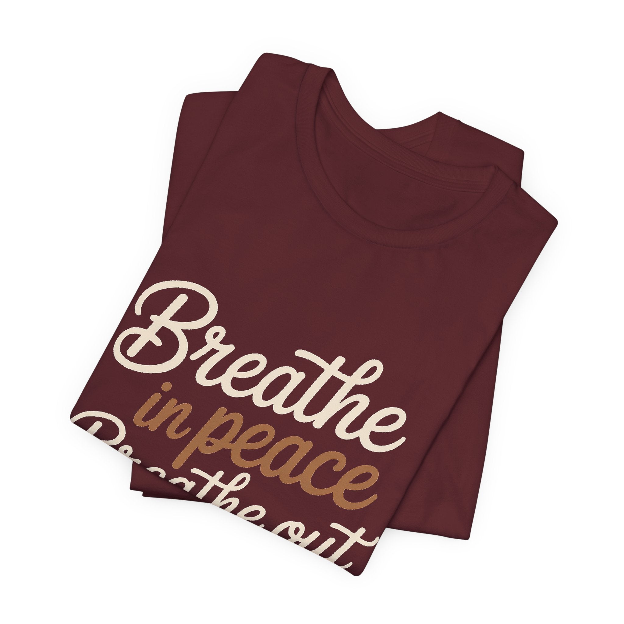 Breathe In Peace Breathe Out Bullshit Shirt Funny Yoga Gift