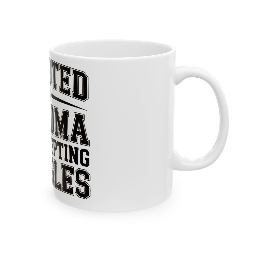 Promoted To Grandma Coffee Mug - New Grandmother Gift Baby Announcement