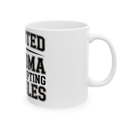 Promoted To Grandma Coffee Mug - New Grandmother Gift Baby Announcement
