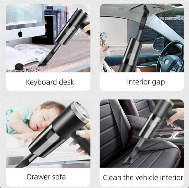 120W Cordless Handheld Vacuum - The 60-Second Car Savior