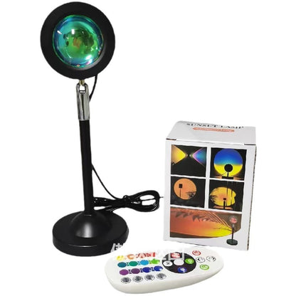 Sunset Projection Lamp (16 Colors + Remote)