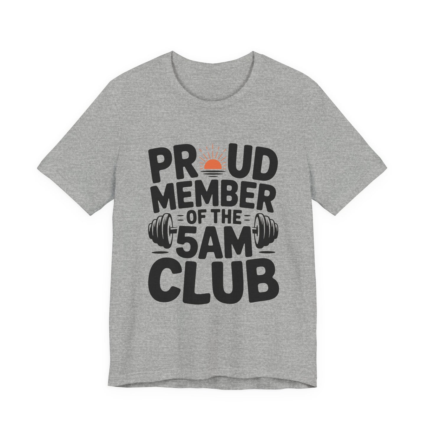 5AM Club Shirt, Early Morning Workout Tee, Fitness Gift for Gym Lovers
