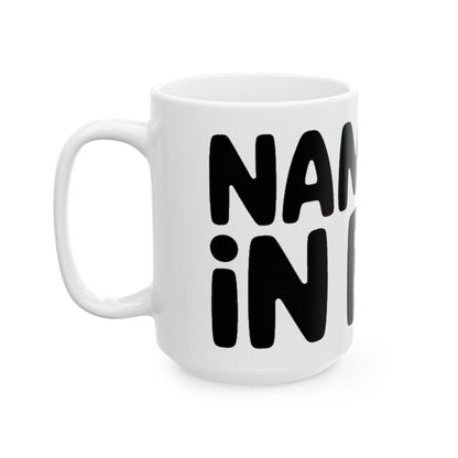 Namaste In Bed Coffee Mug Funny Yoga Lover Gift Sarcastic Yogi Tee