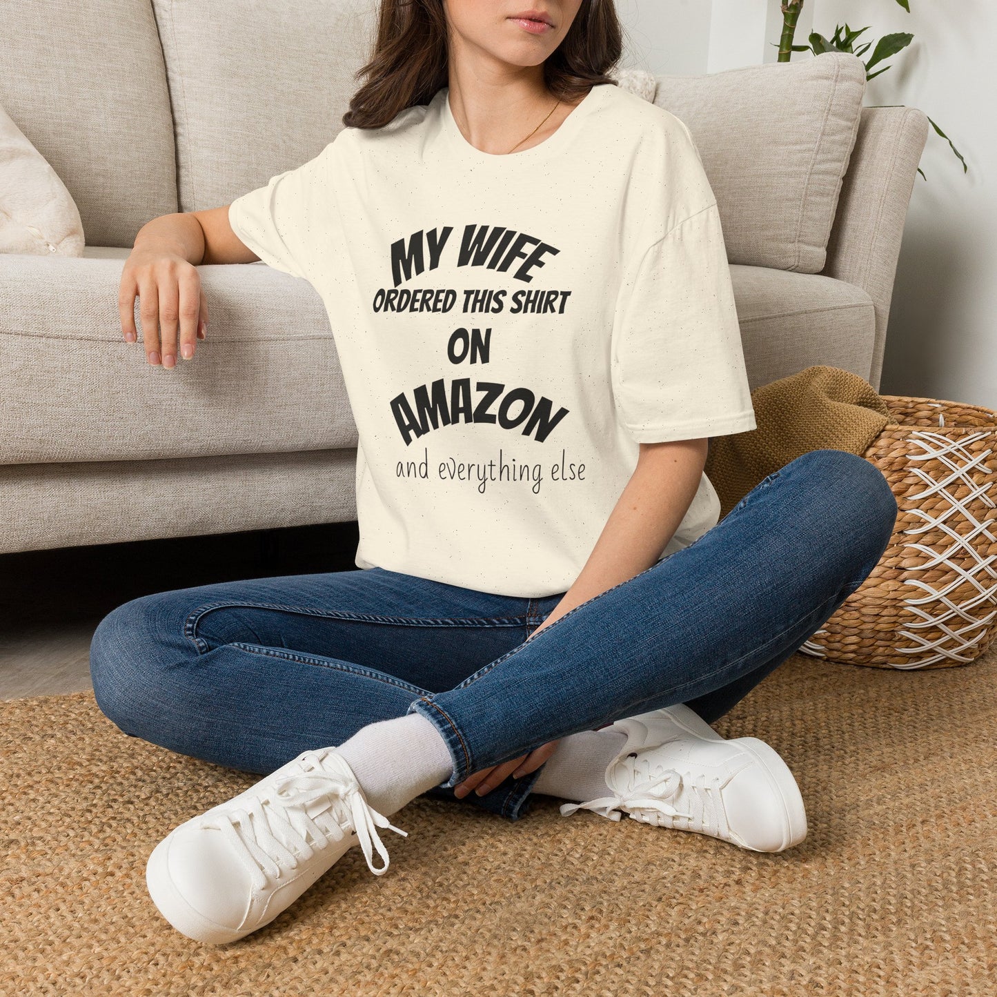 My Wife Ordered This Shirt on Amazon T‑Shirt — Funny Husband Gift