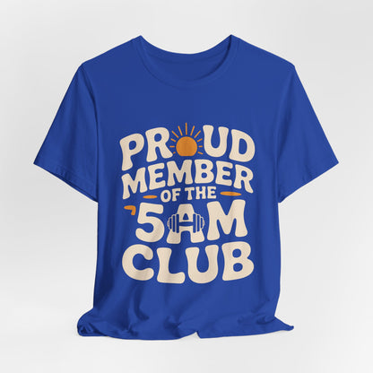 5AM Club Shirt, Early Morning Workout Tee, Fitness Gift for Gym Lovers