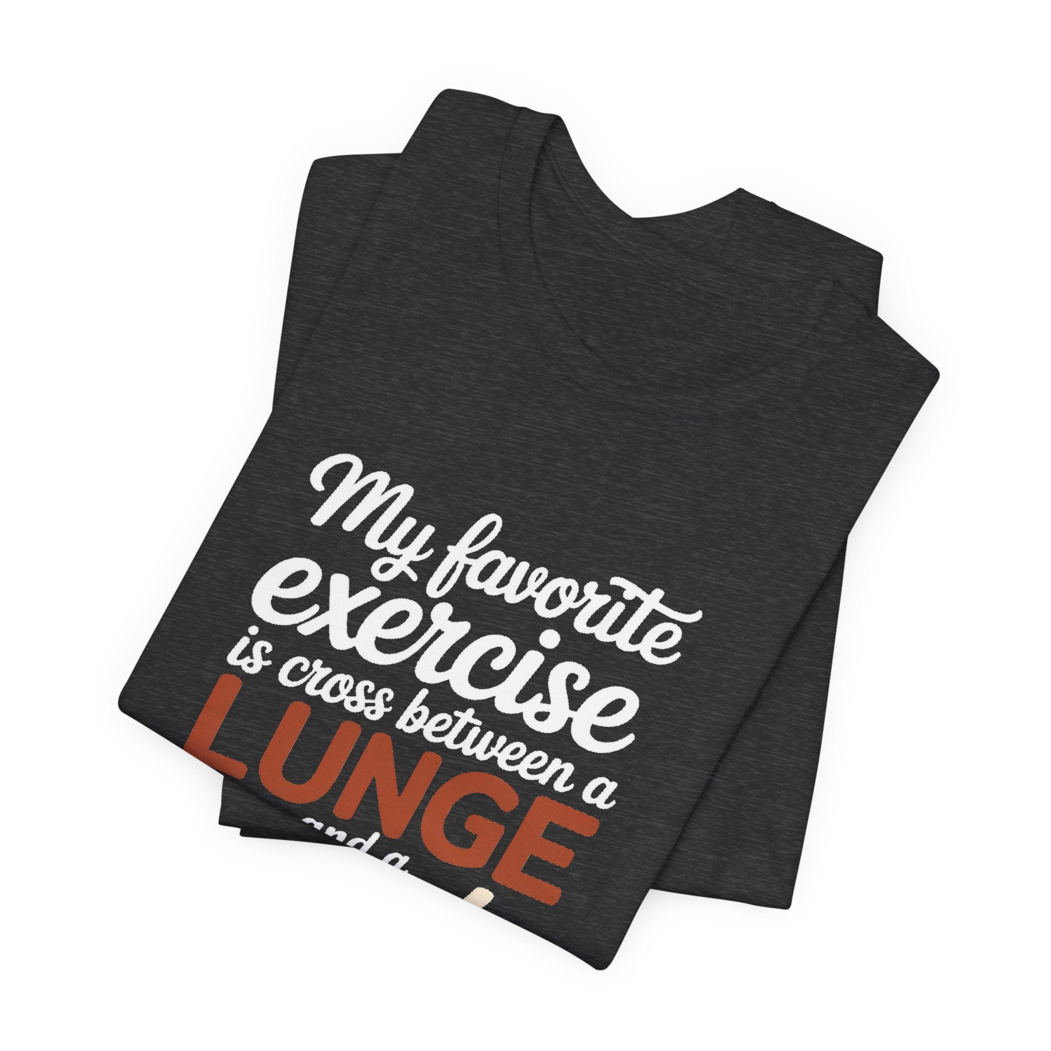 Funny Workout Shirt My Favorite Exercise is Lunch Gift for Her
