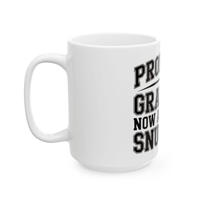 Promoted To Grandma Coffee Mug - New Grandmother Gift Baby Announcement