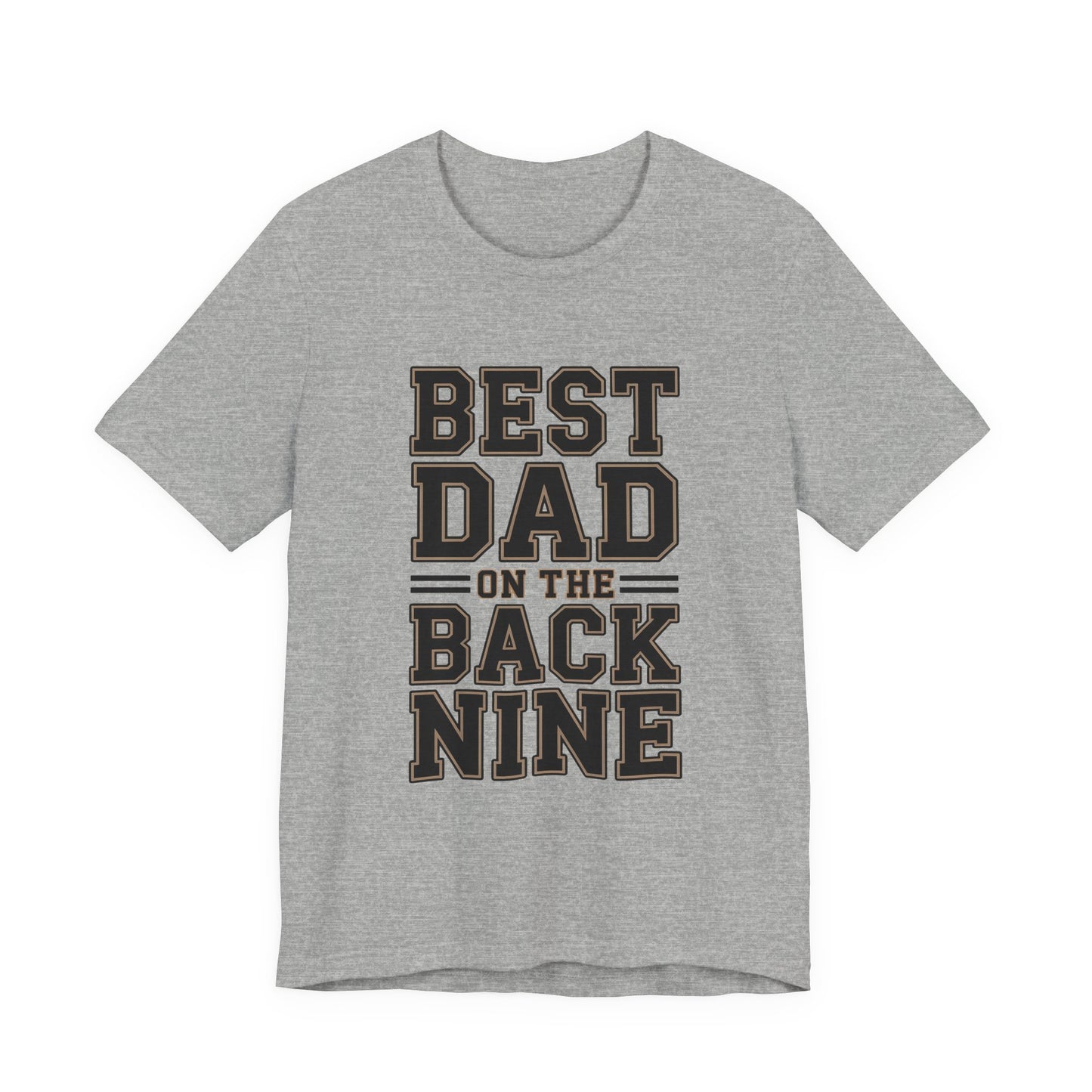 Funny Golf Shirt Best Dad On The Back Nine - Father's Day Gift