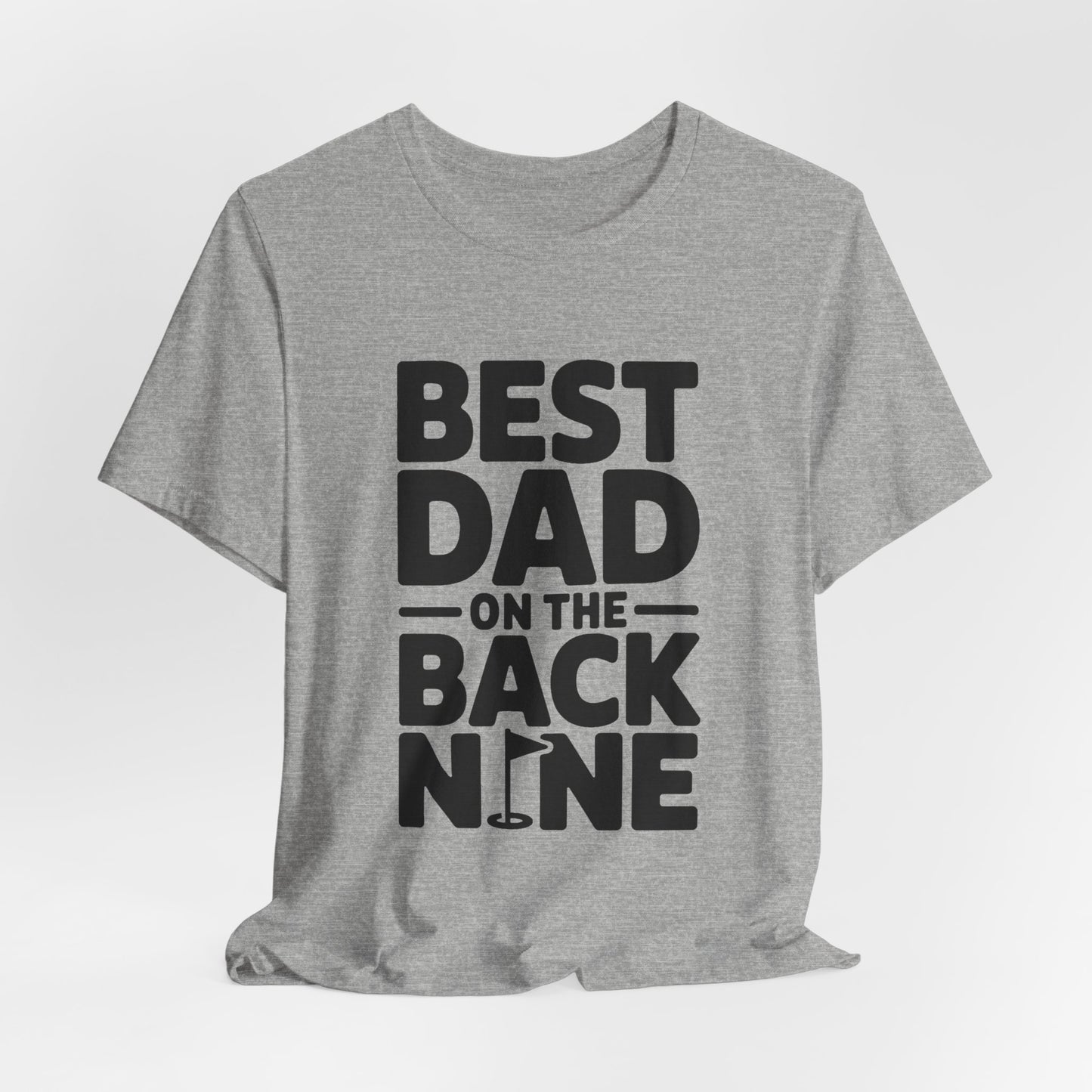 Funny Golf Shirt Best Dad On The Back Nine - Father's Day Gift