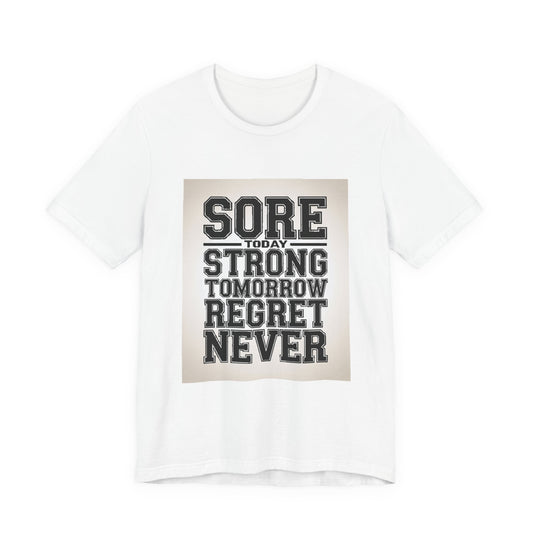 Sore Today Strong Tomorrow Gym Shirt - Motivational Workout Gift