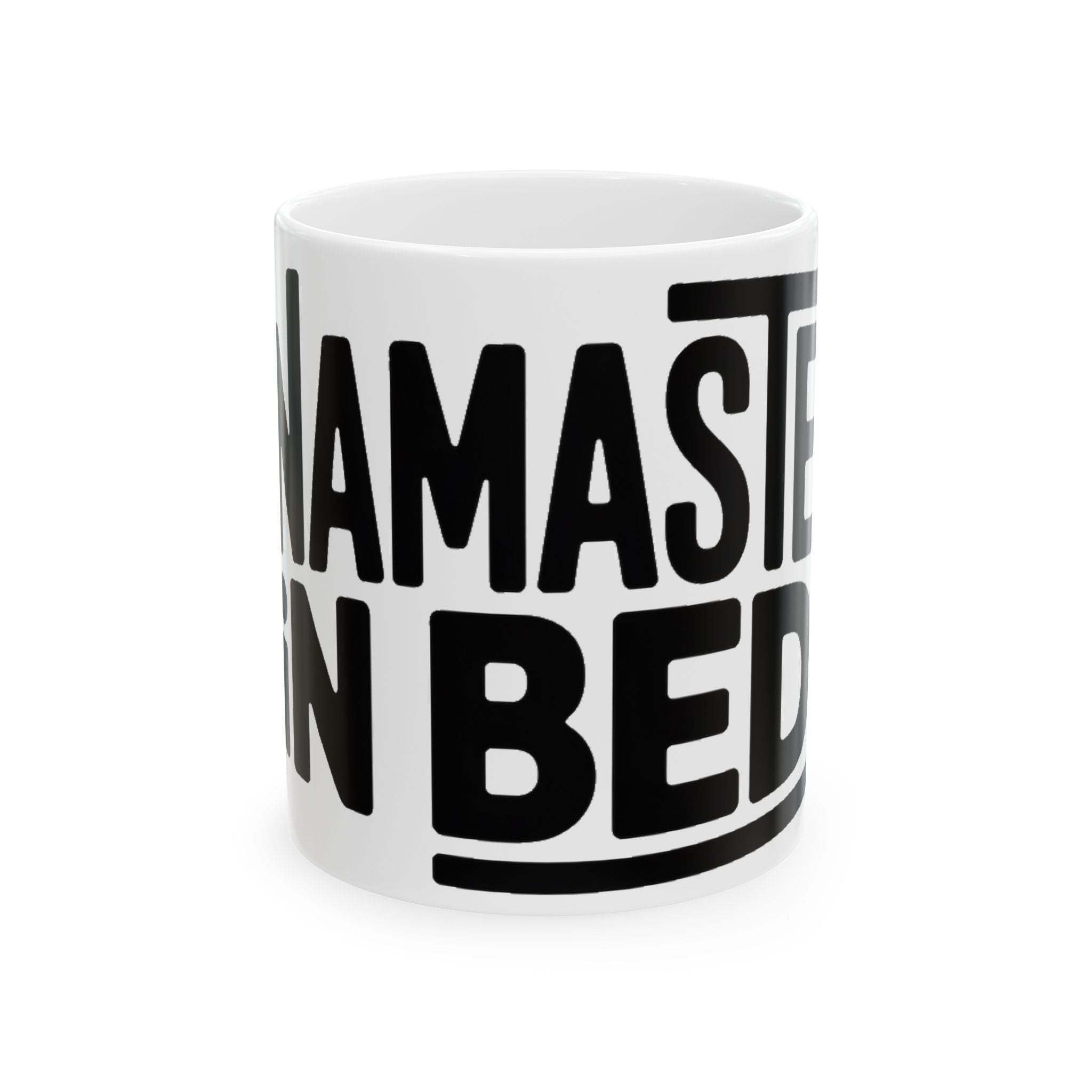 Namaste In Bed Coffee Mug Funny Yoga Lover Gift Sarcastic Yogi Tee